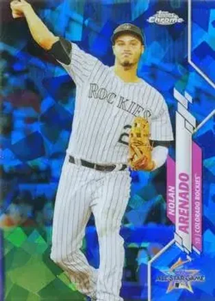 2020 Topps Chrome Update Sapphire Edition #U-50 - Nolan Arenado - Colorado Rockies
