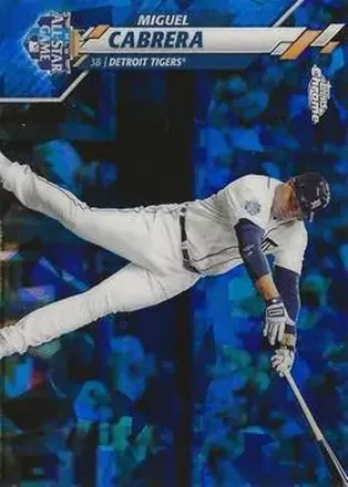 2020 Topps Chrome Update Sapphire Edition #U-55 - Miguel Cabrera - Detroit Tigers