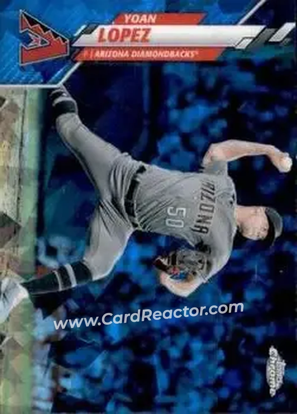 2020 Topps Chrome Update Sapphire Edition #U-57 - Yoan Lopez - Arizona Diamondbacks