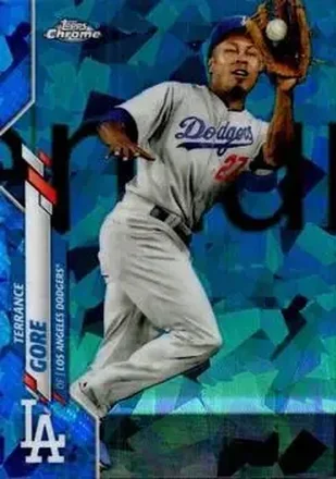 2020 Topps Chrome Update Sapphire Edition #U-63 - Terrance Gore - Los Angeles Dodgers