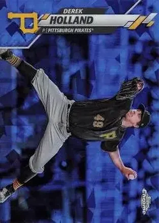 2020 Topps Chrome Update Sapphire Edition #U-69 - Derek Holland - Pittsburgh Pirates
