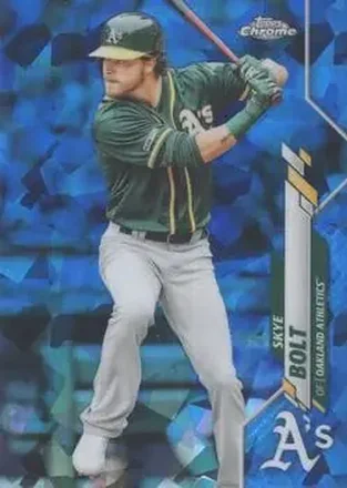 2020 Topps Chrome Update Sapphire Edition #U-70 - Skye Bolt - Oakland Athletics