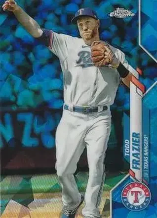 2020 Topps Chrome Update Sapphire Edition #U-73 - Todd Frazier - Texas Rangers