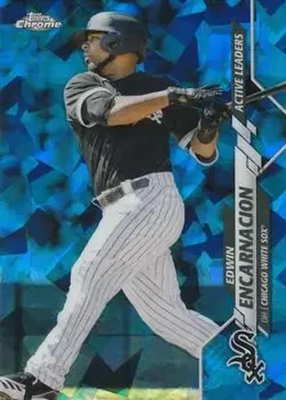 2020 Topps Chrome Update Sapphire Edition #U-76 - Edwin Encarnacion - Chicago White Sox