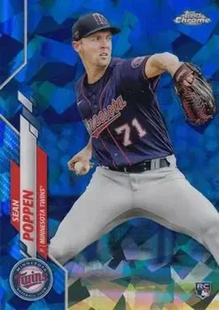 2020 Topps Chrome Update Sapphire Edition #U-79 - Sean Poppen - Minnesota Twins