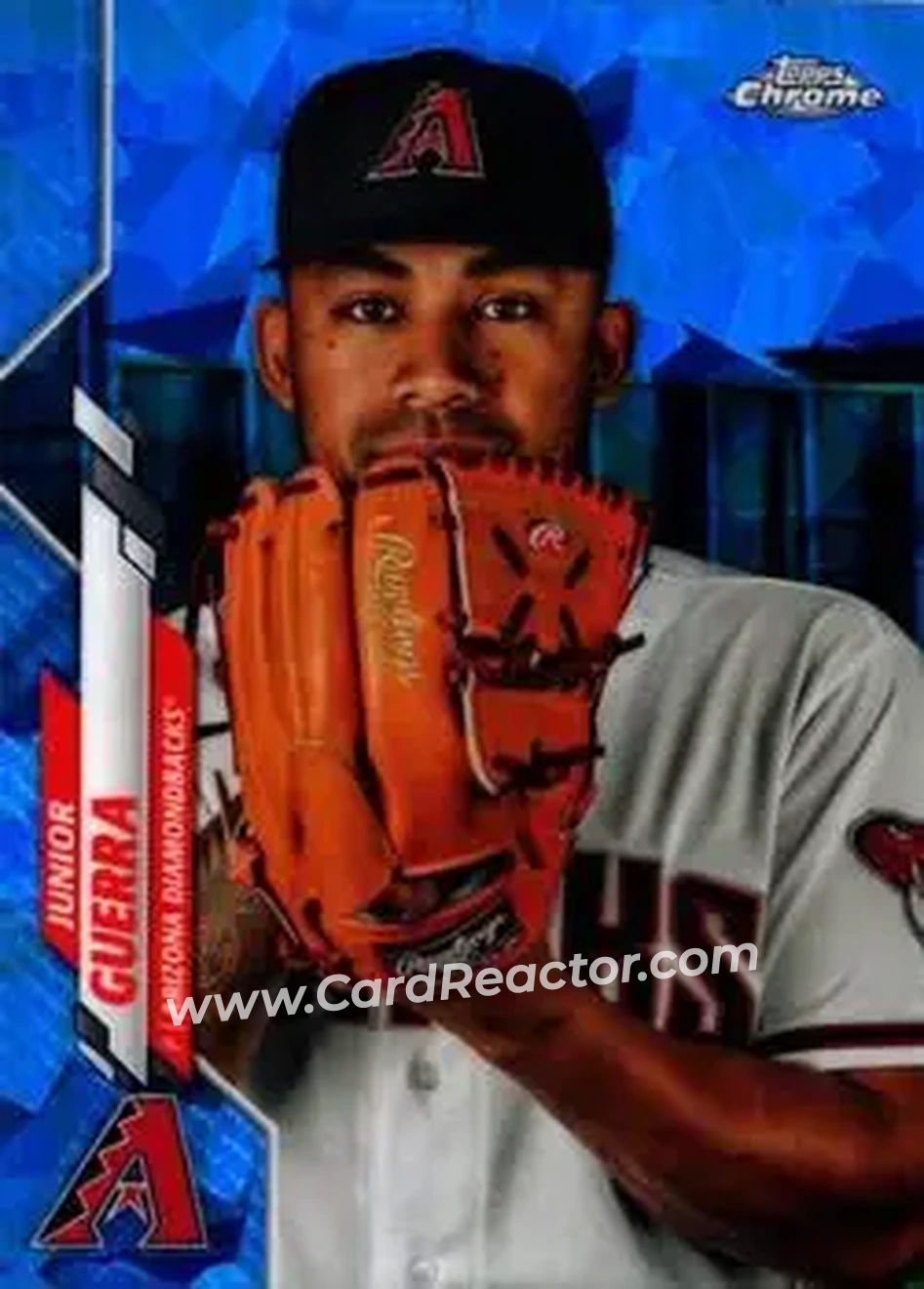 2020 Topps Chrome Update Sapphire Edition #U-81 - Junior Guerra - Arizona Diamondbacks