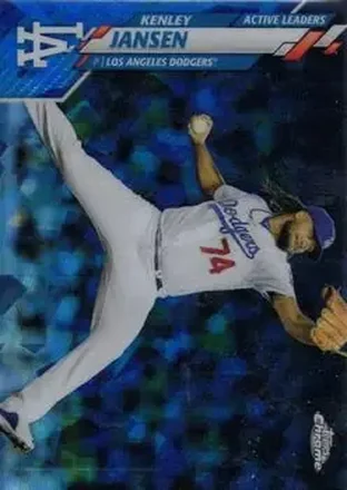 2020 Topps Chrome Update Sapphire Edition #U-82 - Kenley Jansen - Los Angeles Dodgers