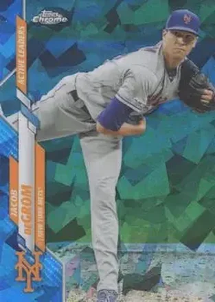 2020 Topps Chrome Update Sapphire Edition #U-92 - Jacob deGrom - New York Mets