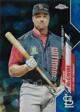 2020 Topps Chrome Update Sapphire Edition #U-110 - Mark McGwire - St. Louis Cardinals