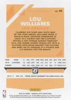 Back of Lou Williams