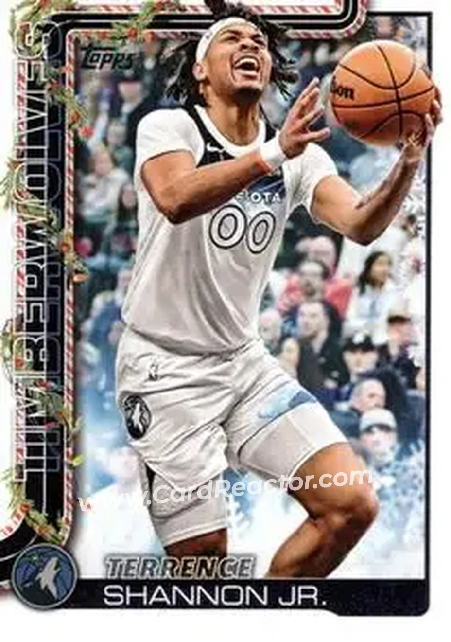 2025-26 Topps Holiday #H88 - Terrence Shannon Jr. - Minnesota Timberwolves - Front
