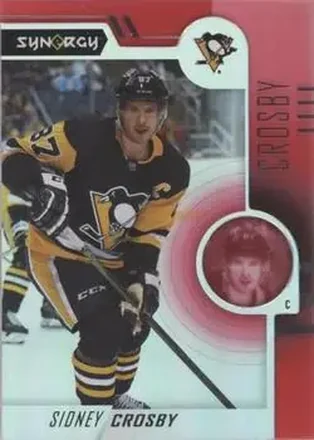 2022-23 Upper Deck Synergy - Red #36 - Sidney Crosby - Pittsburgh Penguins