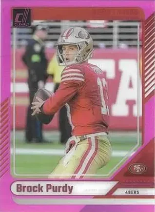 2024 Clearly Donruss - Pink #45 - Brock Purdy - San Francisco 49ers