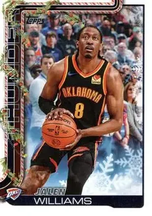2025-26 Topps Holiday #H91 - Jalen Williams - Oklahoma City Thunder