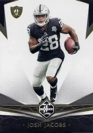 2020 Panini Limited #41 - Josh Jacobs - Las Vegas Raiders