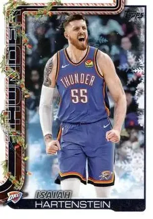 2025-26 Topps Holiday #H95 - Isaiah Hartenstein - Oklahoma City Thunder