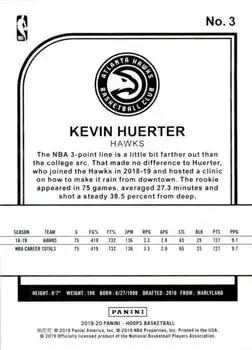 Back of Kevin Huerter