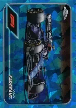 2024 Topps Chrome Sapphire Edition Formula 1 #92 - Logan Sargeant - Williams