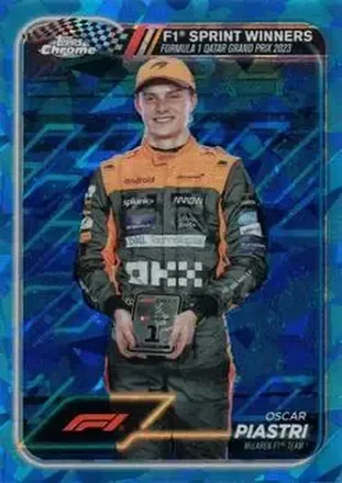 2024 Topps Chrome Sapphire Edition Formula 1 #151 - Oscar Piastri - McLaren F1