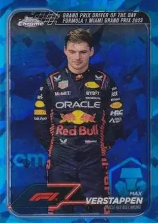 2024 Topps Chrome Sapphire Edition Formula 1 #163 - Max Verstappen - Oracle Red Bull Racing
