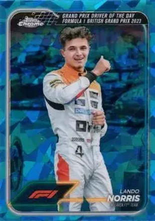 2024 Topps Chrome Sapphire Edition Formula 1 #168 - Lando Norris - McLaren F1