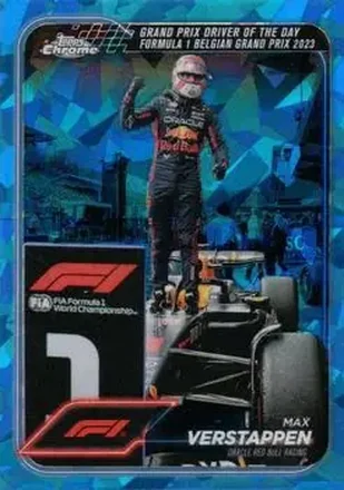 2024 Topps Chrome Sapphire Edition Formula 1 #170 - Max Verstappen - Oracle Red Bull Racing