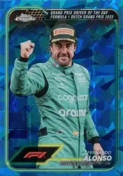 2024 Topps Chrome Sapphire Edition Formula 1 feature card