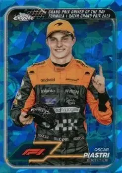 2024 Topps Chrome Sapphire Edition Formula 1 feature card