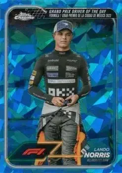 2024 Topps Chrome Sapphire Edition Formula 1 feature card