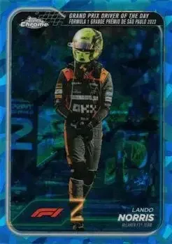 2024 Topps Chrome Sapphire Edition Formula 1 feature card
