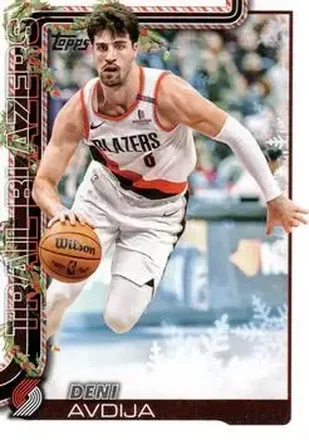2025-26 Topps Holiday #H99 - Deni Avdija - Portland Trail Blazers