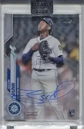 2020 Topps Clearly Authentic #CCA-JD - Justin Dunn - Seattle Mariners