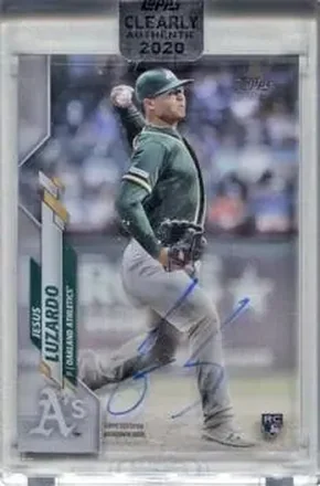 2020 Topps Clearly Authentic #CCA-JL - Jesus Luzardo - Oakland Athletics