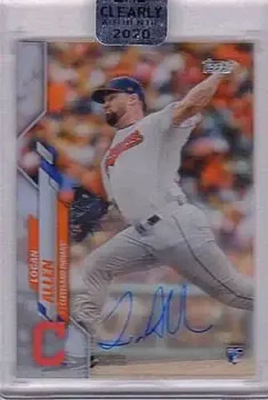 2020 Topps Clearly Authentic #CCA-LA - Logan Allen - Cleveland Indians