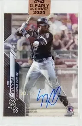 2020 Topps Clearly Authentic #CCA-LR - Luis Robert Jr. - Chicago White Sox