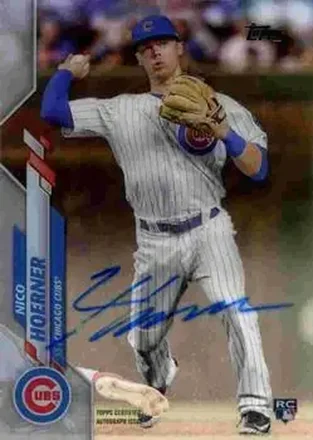 2020 Topps Clearly Authentic #CCA-NH - Nico Hoerner - Chicago Cubs