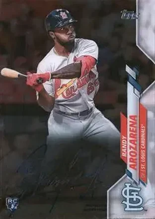 2020 Topps Clearly Authentic #CCA-RA - Randy Arozarena - St. Louis Cardinals