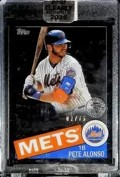 2020 Topps Clearly Authentic feature card