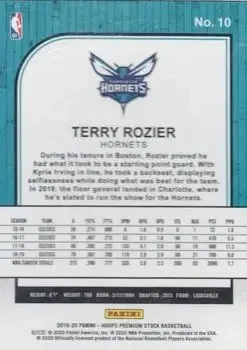 Back of Terry Rozier III