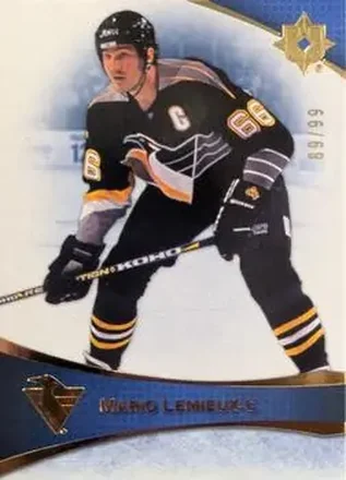 2022-23 Upper Deck Ultimate Collection - Blue #100 - Mario Lemieux - Pittsburgh Penguins