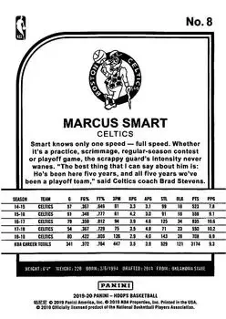 Back of Marcus Smart