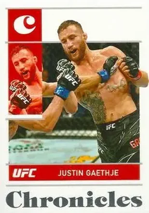 2022 Panini Chronicles UFC #47 - Justin Gaethje