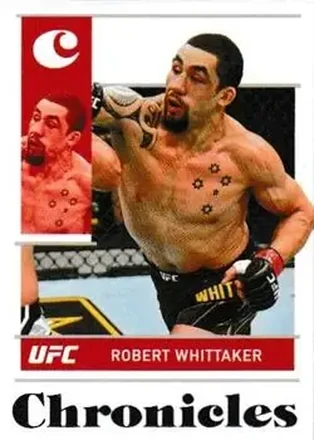 2022 Panini Chronicles UFC #50 - Robert Whittaker