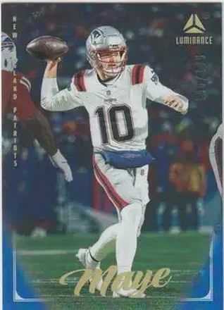2025 Panini Luminance - Blue #14 - Drake Maye - New England Patriots