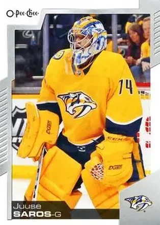2020-21 O-Pee-Chee #5 - Juuse Saros - Nashville Predators