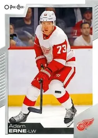 2020-21 O-Pee-Chee #17 - Adam Erne - Detroit Red Wings