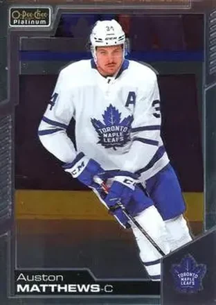 2020-21 O-Pee-Chee Platinum #5 - Auston Matthews - Toronto Maple Leafs