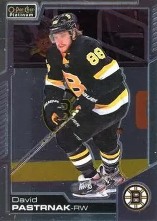 2020-21 O-Pee-Chee Platinum #7 - David Pastrnak - Boston Bruins