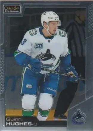 2020-21 O-Pee-Chee Platinum #10 - Quinn Hughes - Vancouver Canucks