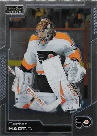 2020-21 O-Pee-Chee Platinum #16 - Carter Hart - Philadelphia Flyers